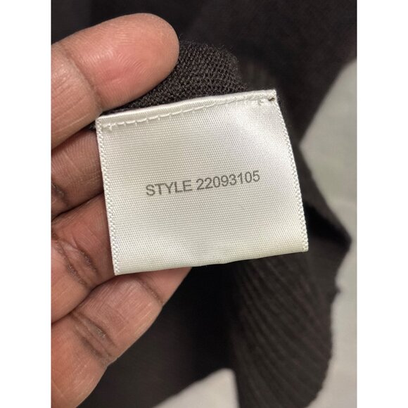 Tory Burch Womens Merino Wool & Cotton Ruffle Collar Cardigan Sweater Size L - Picture 11 of 14